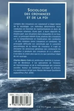 Sociologie des croyances et de la foi, Charles-Henry Cuin