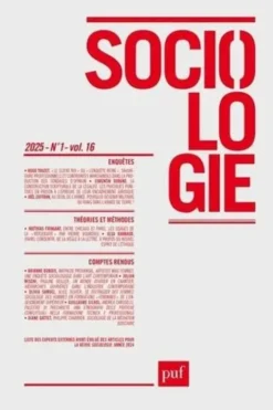 Sociologie N° 1/2025, PUF