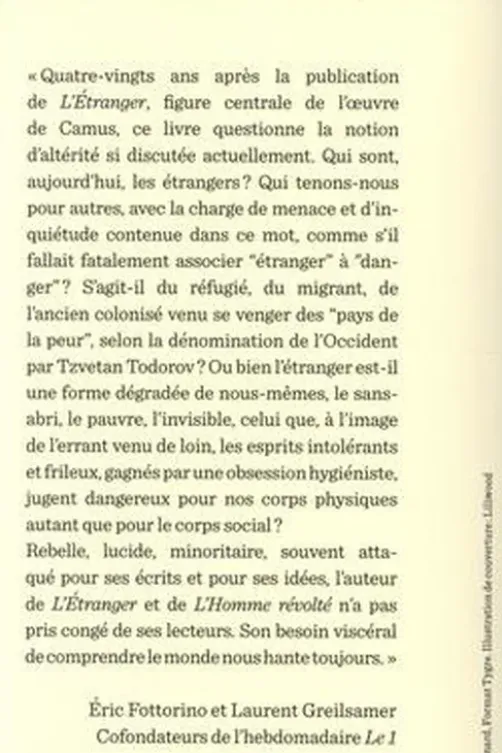 Sommes-nous tous des étrangers ? Penser Albert Camus, Kaouther Adimi