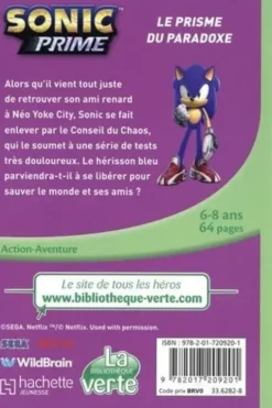 Sonic Prime Tome 2 : Le Prisme du Paradoxe, Sega
