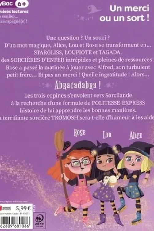 1,2,3... Sorcières d'enfer ! Tome 2 : Un merci ou un sort !, Fanny Joly