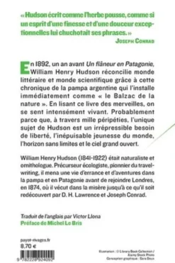 Sous le vent de la pampa, William-Henry Hudson