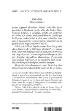 Sozaboy (pétit minitaire), Ken Saro-Wiwa