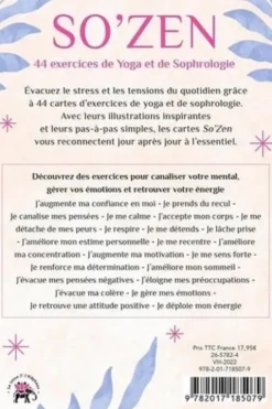 So' Zen. 44 exercices de yoga et de Sophrologie, Karine Turina