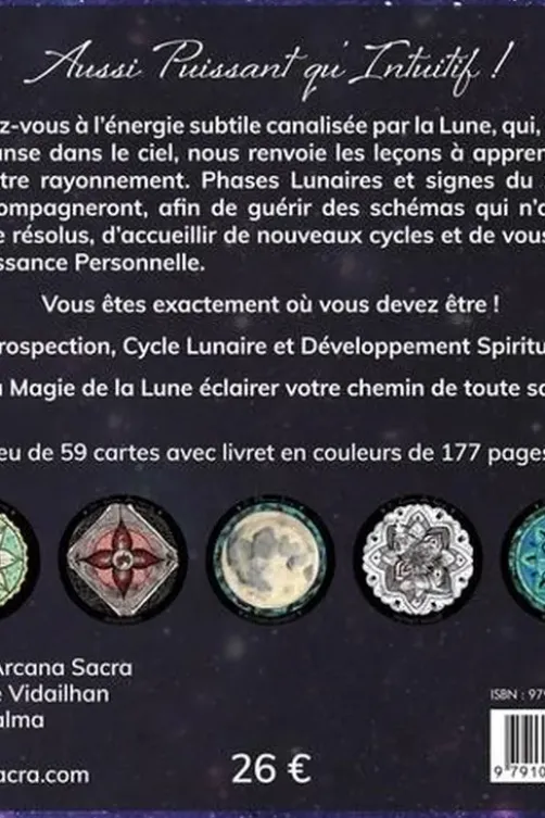 Spirit de la lune. Avec 56 cartes, Rachael Caringella