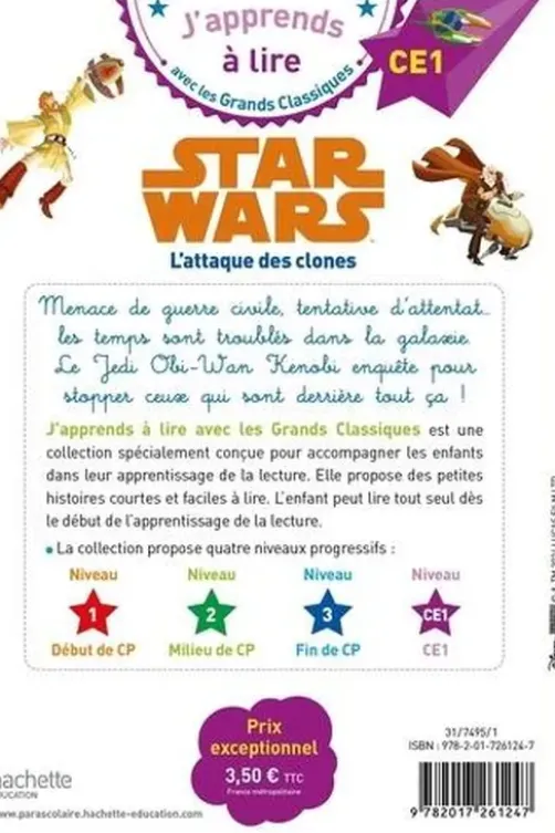 Star Wars. L'attaque des clones. CE1, Isabelle Albertin