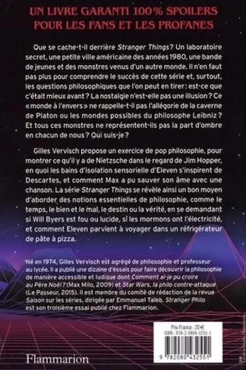 Stranger philo. Comprendre la philo avec Stranger Things, Gilles Vervisch