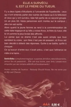 Survivante. Campus Killer Story, Sonia Eska
