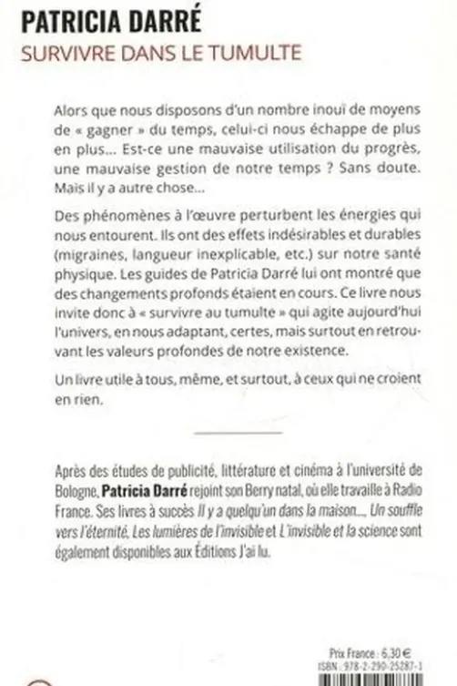 Survivre dans le tumulte, Patricia Darré