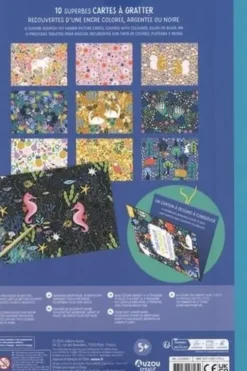 Tableaux enchantés à gratter. Beautiful scratch-off hidden pictures increibles cuadros para rascar, Anna Deegan
