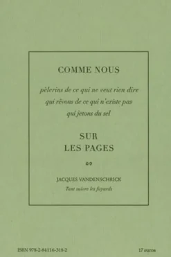 Tant suivre les fuyards, Jacques Vandenschrick