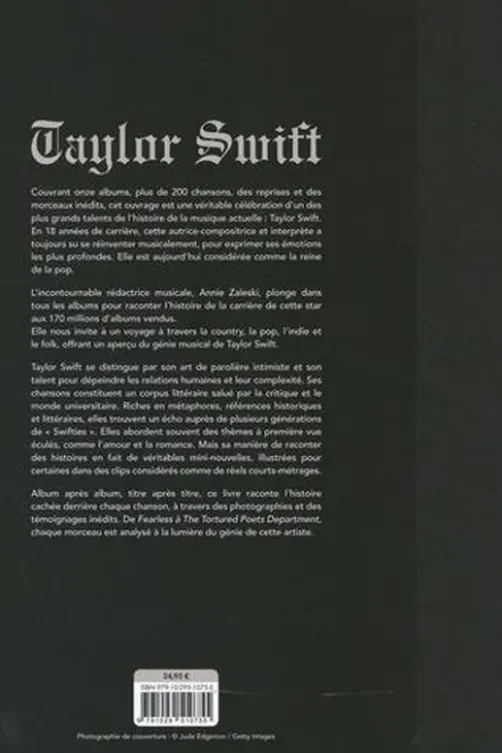 Taylor Swift. L'histoire cachée derrière chaque chanson, Annie Zaleski