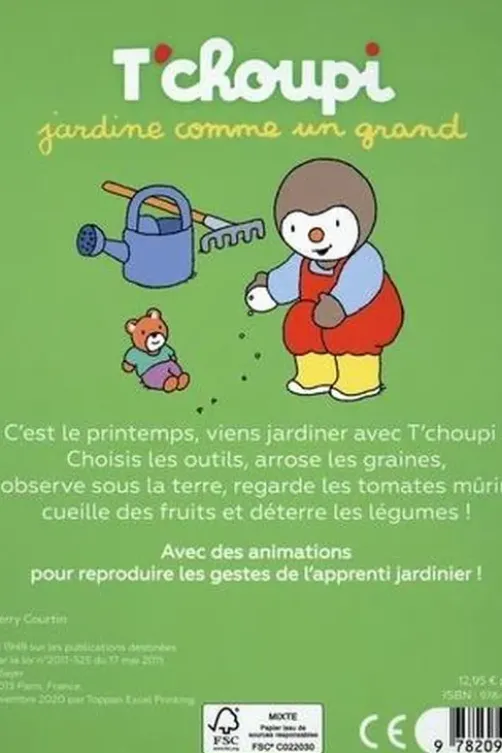 T'choupi jardine comme un grand, Thierry Courtin