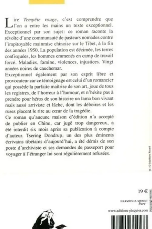 Tempête rouge, Tsering Dondrup