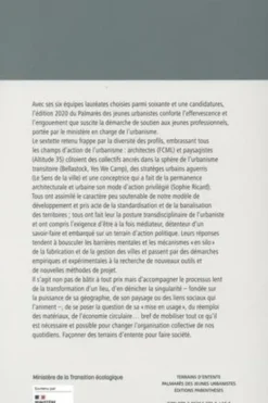 Terrains d’entente. Palmarès des jeunes urbanistes 2020, Isabel Diaz