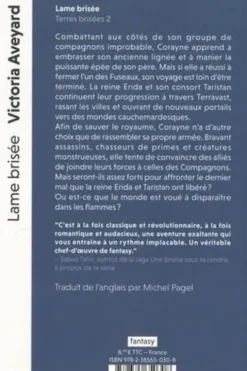 Terres brisées Tome 2 : Lame brisée, Victoria Aveyard