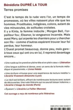 Terres Promises, Bénédicte Dupré la Tour