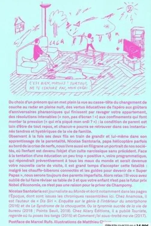 Théorème de la couche-culotte. De l'éducation comme science inexacte. Suivi de Journal d'un parent confiné, puis déconfiné, Nicolas Santolaria