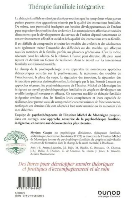 Thérapie familiale intégrative, Myriam Cassen