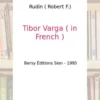 Tibor Varga, Robert F. Rudin