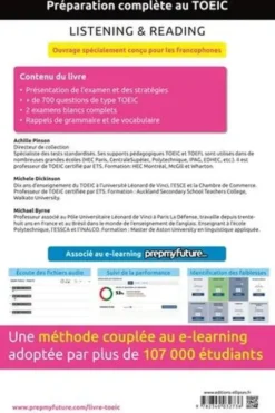 200% TOEIC. Listening & reading, Préparation complète, Enrichi par le e-learning, Edition 2020, Michele Dickinson