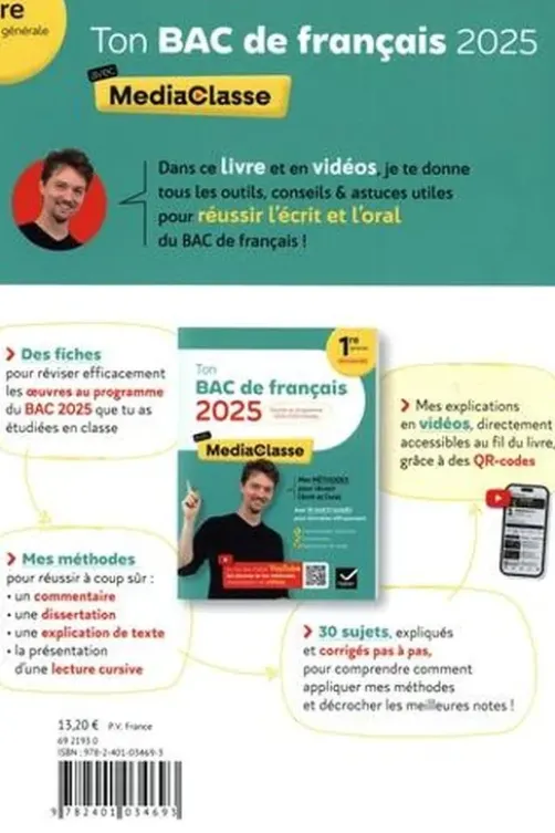 Ton Bac de français 1re générale. Edition 2025, Romain Boussot