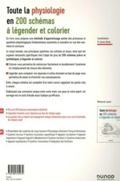 Toute la physiologie en 200 schémas à légender et colorier, James Hicks