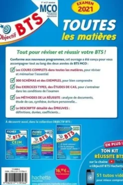 Toutes les matières 1re et 2e années BTS MCO. Edition 2021, Armelle Liard
