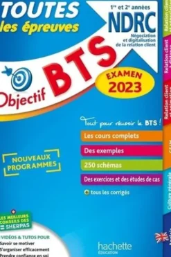 Toutes les épreuves BTS NDRC 1re et 2e années. Edition 2023, Hervé Kéradec