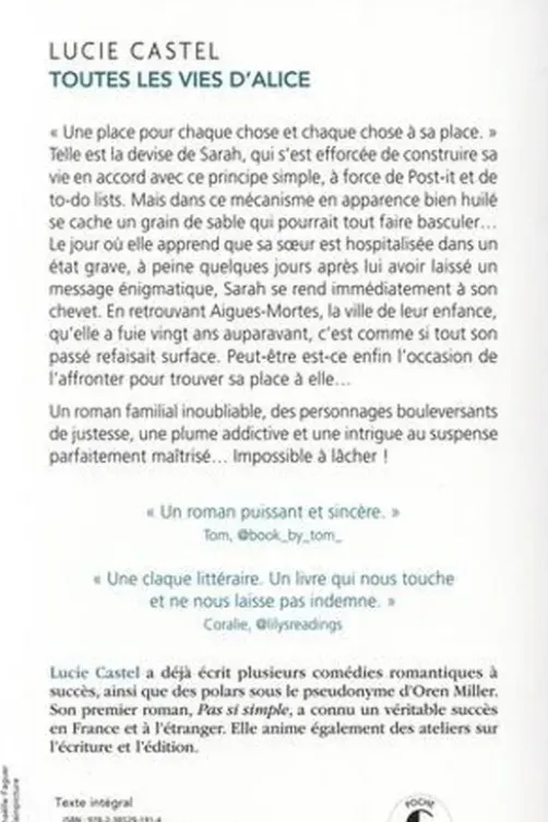 Toutes les vies d'Alice, Lucie Castel