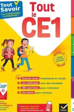 Tout le CE1. Avec le Guide parents détachable, Stéphanie Grison