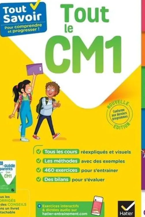 Tout le CM1. Avec Le guide parents détachable, Stéphanie Grison