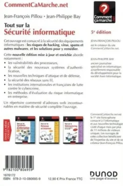 Tout sur la sécurité informatique. 5e édition, Jean-François Pillou
