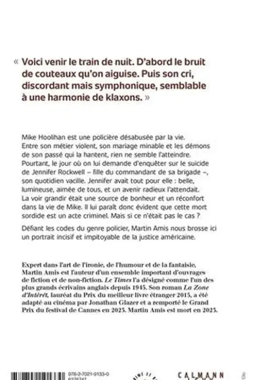 Train de nuit, Martin Amis