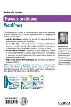 Travaux pratiques WordPress. Apprenez à créer un site Web pas à pas, 5e édition, Karine Warbesson
