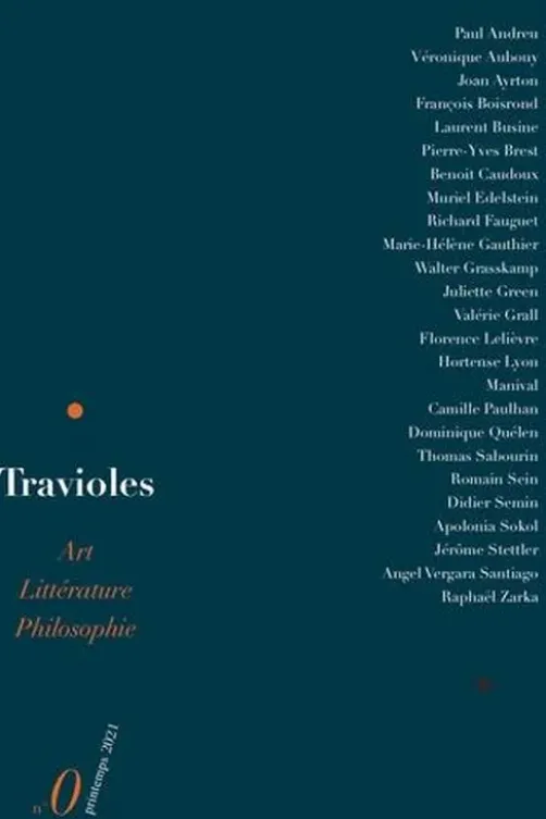 Travioles Printemps 2021, ? Collectif