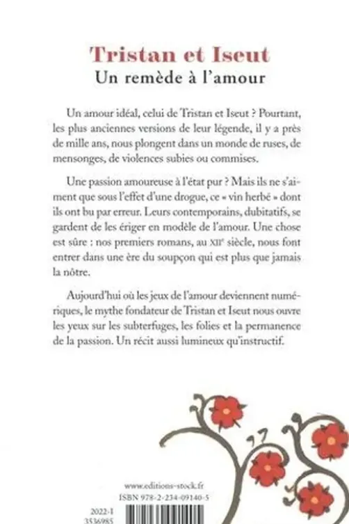 Tristan et Iseut. Un remède à l'amour, Michel Zink