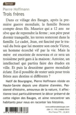 Trois frères [EDITION EN GROS CARACTERES, Pierre Hoffmann