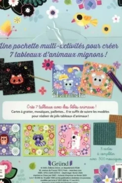 Trop mignons ! Cartes à gratter, à métalliser, à pailleter, Stéphanie Rousseau
