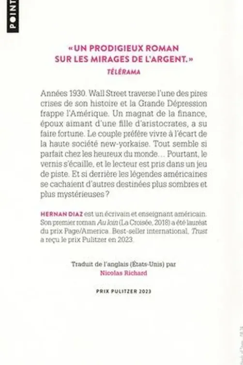 Trust, Hernán Diaz