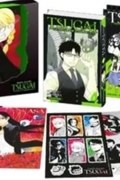 Tsugai - Daemons of the Shadow Realm Tome 4 . Coffret avec 3 planches de stickers et 2 cartes métallisées, Edition collector, Hiromu Arakawa