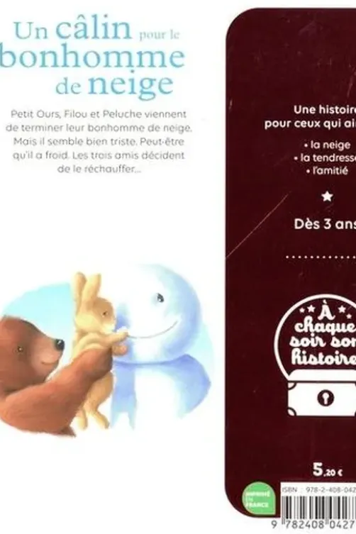 Un câlin pour le bonhomme de neige, M. Christina Butler