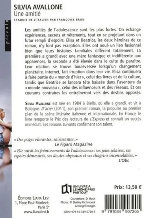 Une amitié, Silvia Avallone