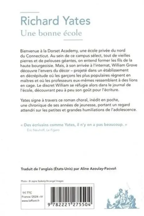 Une bonne école, Richard Yates