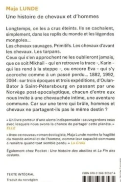 Une histoire de chevaux et d'hommes, Maja Lunde