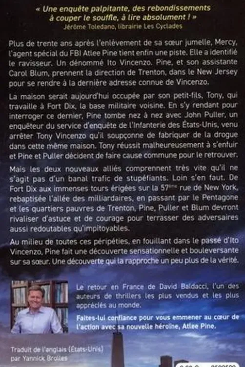 Une lueur d'espoir, David Baldacci