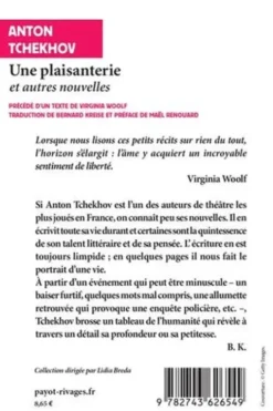 Une plaisanterie et autres nouvelles, Anton Tchekhov