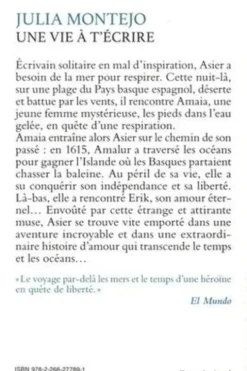 Une vie à t'écrire, Julia Montejo