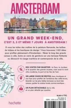 Un grand week-end à Amsterdam. Edition 2024. Avec 1 Plan détachable, Hachette tourisme