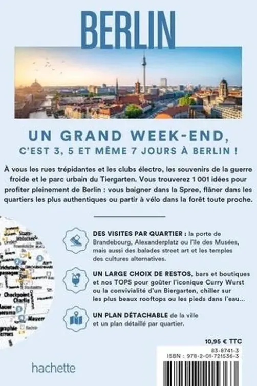 Un grand week-end à Berlin. Avec 1 Plan détachable, Hachette tourisme